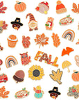 60Pcs Pride Pins, Rainbow Pins Bulk Enamel LGBT Lapel Pins Gay Pride Heart Flag Brooch Pins for Clothes Bags Hats Accessories, 20 Styles
