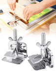 2PCS of Screen Printing Clamps Screen Frame Butterfly Hinge Clamp for Silk Screen Printing Frame Machine,For Fixing Screen Printing Mesh,Screen Printing Press DIY Tool Include 4 Screws