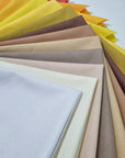 100% Cotton 50 PCS 8 X 8 Inches (20Cm X 20Cm) Softnes Cotton Fabric Bundle Squares for Quilting Sewing Fabric Squares for Craft Patchwork Fabric Set Turkish Quality (50 Solid Color Fabric Set)