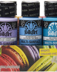 Color, 10 Bottle Multi-Surface Acrylic Paint Set, 2Oz, Brights