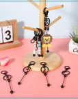 12 Pcs Beadable Keychain Bars Metal Beaded Keychain Blank Keychain Strips for DIY Keychain Pendant Jewelry Crafts