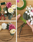 Floral Arrangement Kit Floral Tools Wire Cutter Stem Wire Floral Wire 26 Gauge and 22 Gauge Wire Green Floral Tapes for Bouquet Stem Wrap Florist