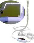 Sewing Machine Light Strip | 12" USB LED Light Strip, Clean White Lights for Brother, Janome, Babylock, Pfaff | Dimmable, 98" Power Cord, and Clips Included