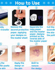 38 Sheets Tattoo Transfer Paper, Stencil Paper for Tattooing, 8 1/4" X 11 3/4"