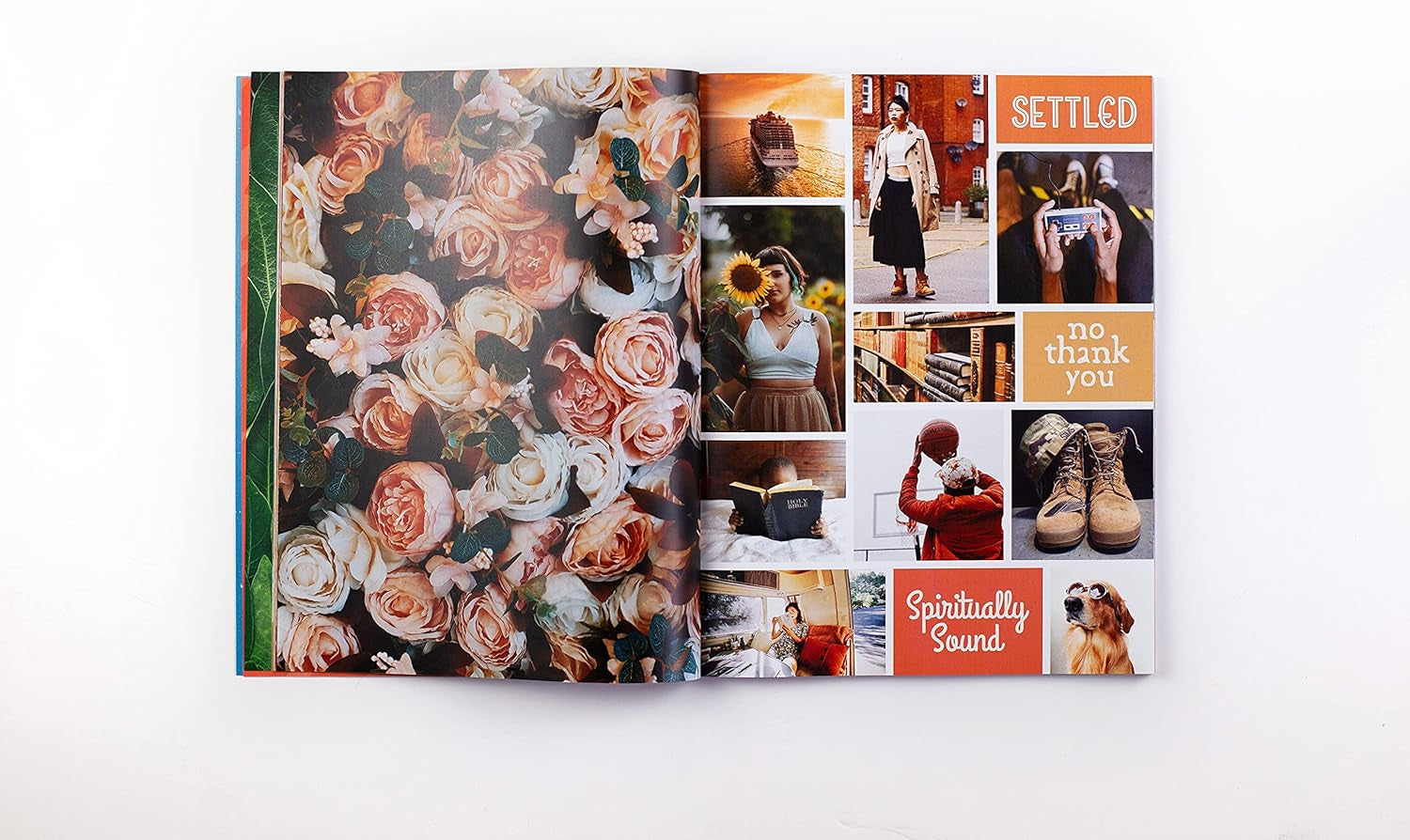 Vision Board Book, 700+ Words &amp; Images in All Categories, for Visualizing Your Life Goals &amp; Dreams, Playful, Stylish Pictures for Collage Making &amp; Scrapbooking