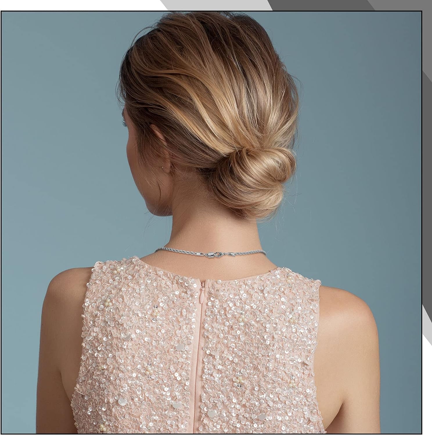 24 Pairs Magnetic Necklace Bracelet Clasps Magnet Converter Jewelry Clasps Extenders Locking Clasps for Bracelet Necklace Making (Silver)