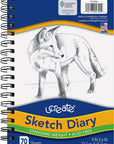 Ucreate Sketch Diary, 12" X 9", 70 Sheets