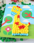 500 Pcs 0.5 Inch Polypropylene Pompoms for Craft Making, Small Pom Poms Balls Art and Craft DIY Decorations(Green)