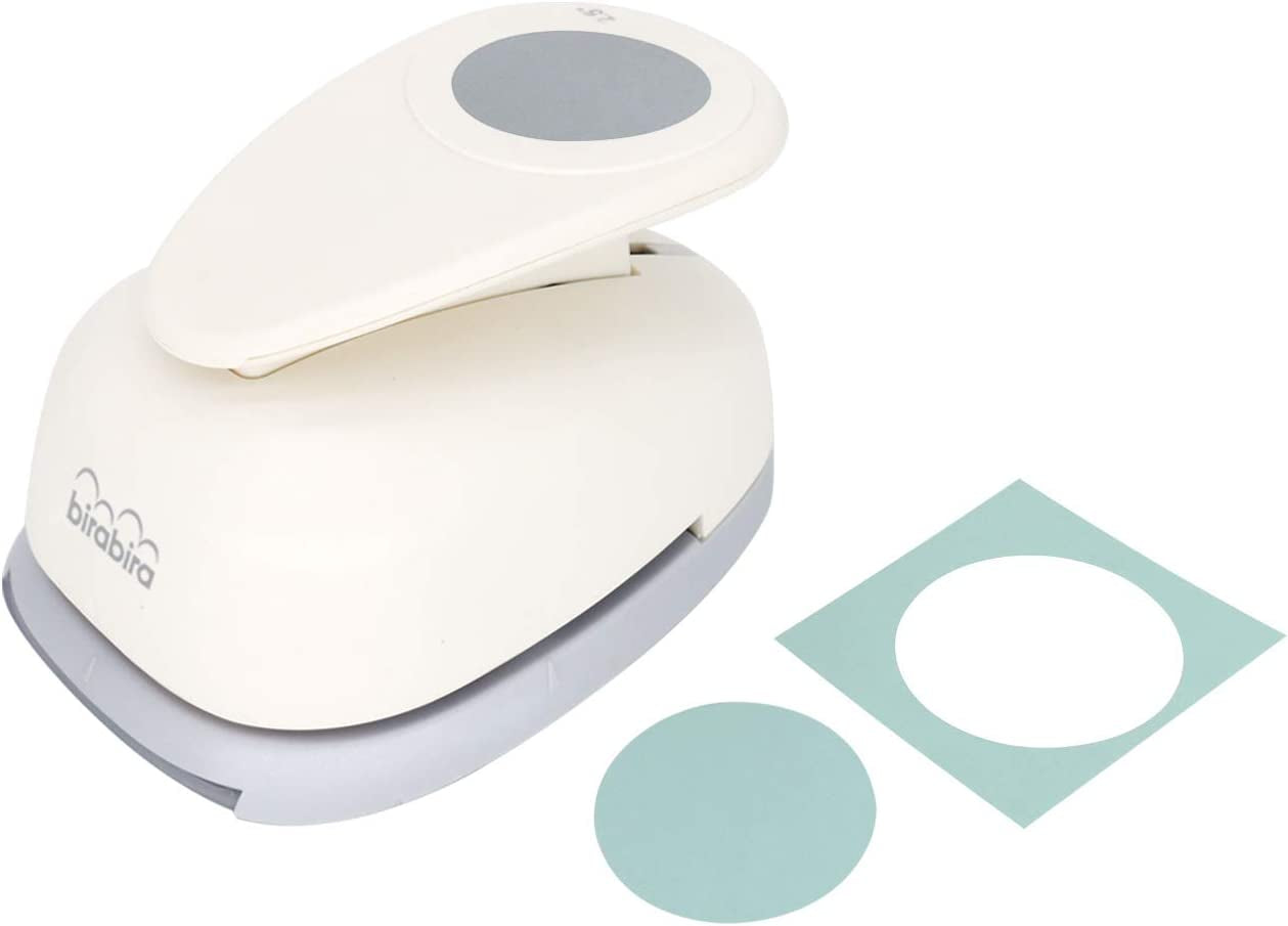 2.5 Inch Circle Lever Action Craft Punch for Paper Crafting Scrapbooking Cards