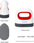 Mini Heat Press Machine Easy to Use for T Shirts Shoes Hats Small HTV Iron on Vinyl Projects Portable Heating Transfer Iron Red