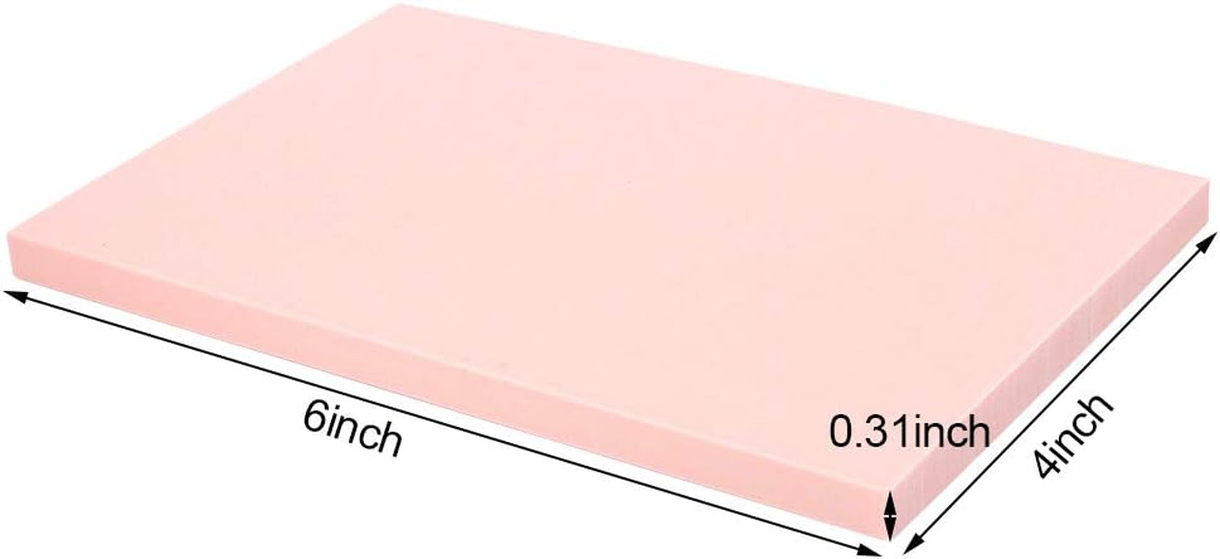12Pcs 4"X6" Pink Rubber Carving Blocks Linoleum Block Stamp Making Kit