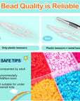 Sundymot Fuse Beads Kit - 10600 5Mm Beads Craft Set with Storage Box, Pegboard, Iron-On Paper and Other Accessories. Creative DIY for Boys and Girls, Ideal Christmas and Birthday Gifts