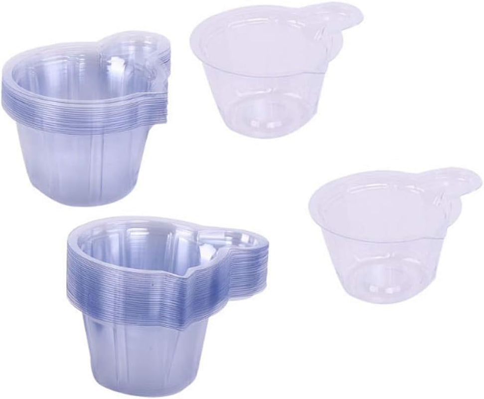 120Pcs 40Ml Disposable Plastic Resin Mixing Cups Multipurpose Dispensing Cup for Mixing Paint, Epoxy, Jewelry Making, Resin Crafts DIY (Clear)