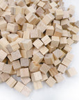 Unfinished Wooden Blocks 1Cm, Pack of 500 Small Wood Cubes for Crafts and DIY Home Decor