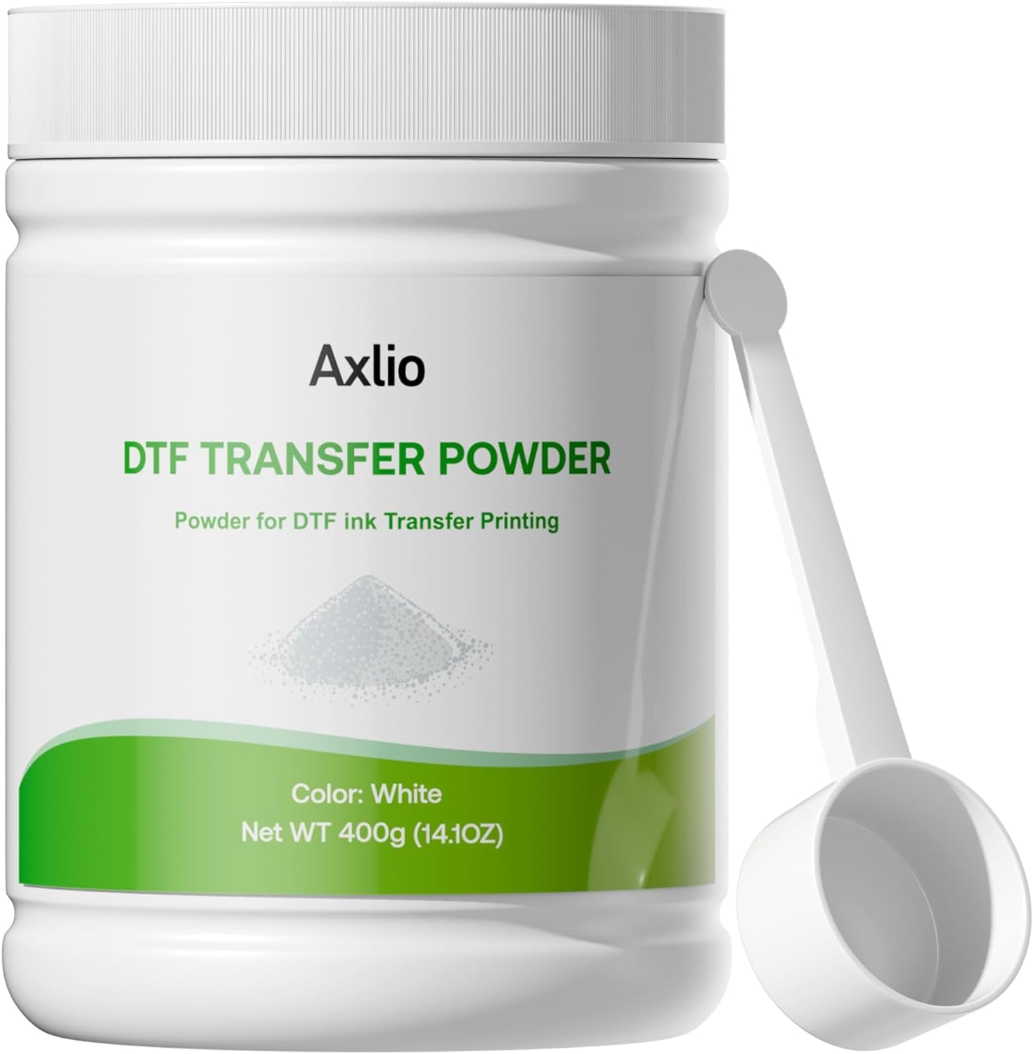 DTF Powder White Digital Transfer Hot Melt Adhesive-  700G DTF Pretreat Transfer Powder for All Fabric, DTF Hot Melt Adhesive Powder for All DTF and DTG Printers, 700G - 24.7Oz