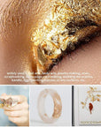 500 Sheets 10 Colors Metallic Gold Foil Leaf Paper - Foil Paper Slime Decorating Gilding Furniture, DIY Nails, Arts, Crafts, Paintings