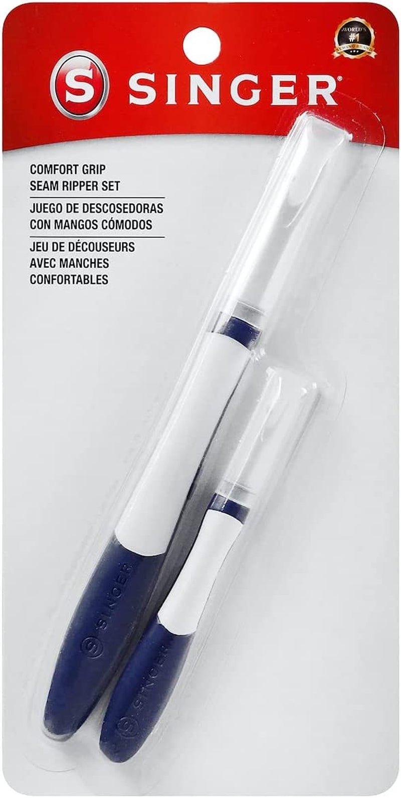 Comfort Grip Seam Ripper, Blue/White 2 Piece