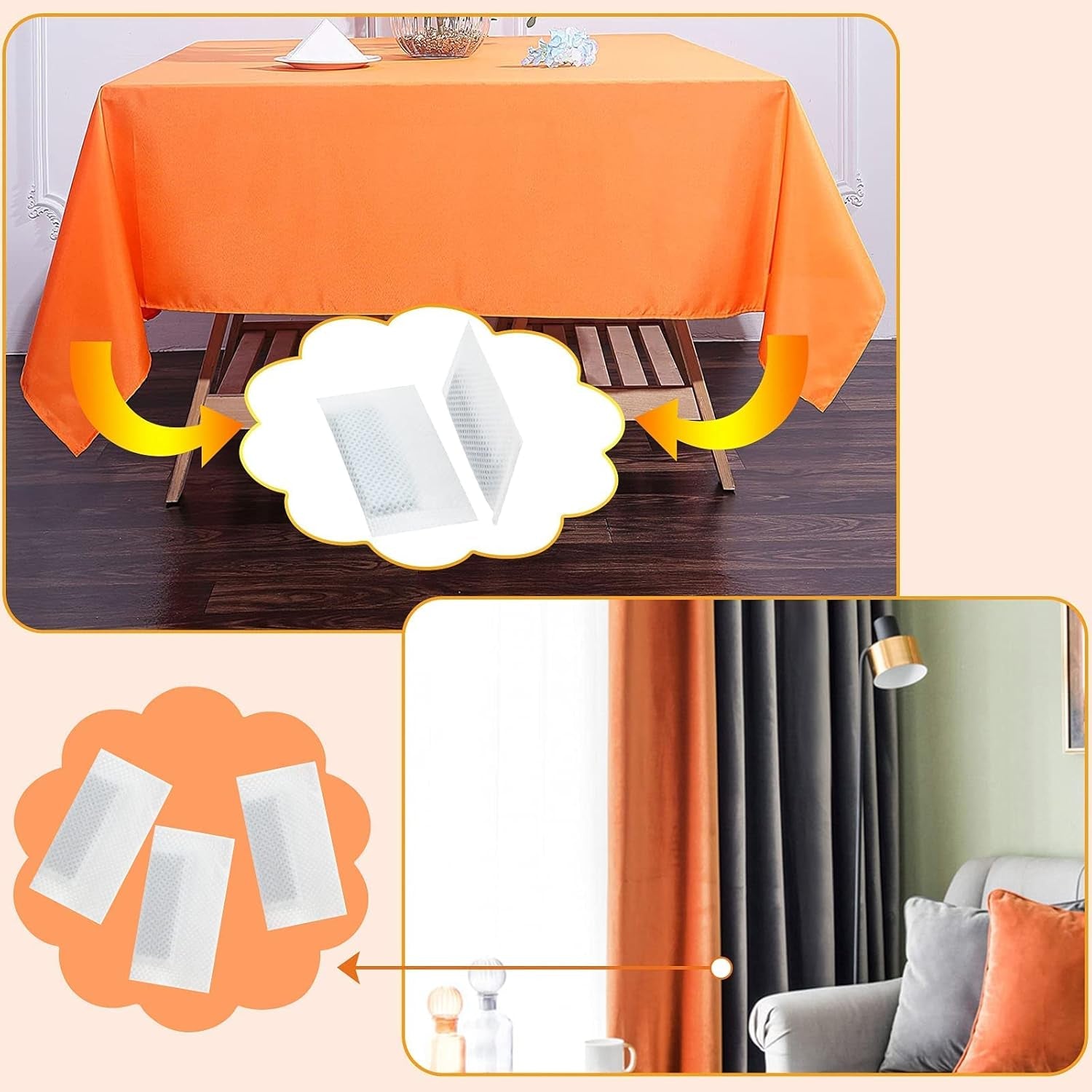 20PCS Covered Drapery Weights, Curtain Weights Bottom, Iron Drapery Weights Window Fabric Curtain Pendant Weights Accessories for Home Room Hotel Curtains Tablecloth Flags (17G Each)