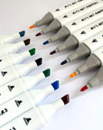 , Alcohol Markers, Dual Tip Double Ended Marker, 60 Colours, Clear Plastic Storage Case, Drawing, Sketching