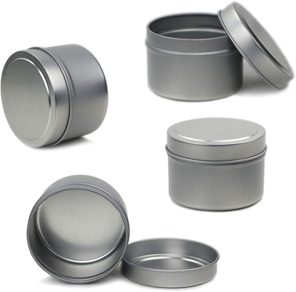 Candle Tin 24 Piece, 4 Oz, for Candle Making