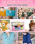 138-Piece Complete Crochet Kit for Beginners Adults & Kids, 25 Acrylic Yarn Colors, Ergonomic Hooks, Scarf Loom, Pompom Makers - Make Amigurumi, Scarves - Learn to Crochet Book - Ideal for All Ages