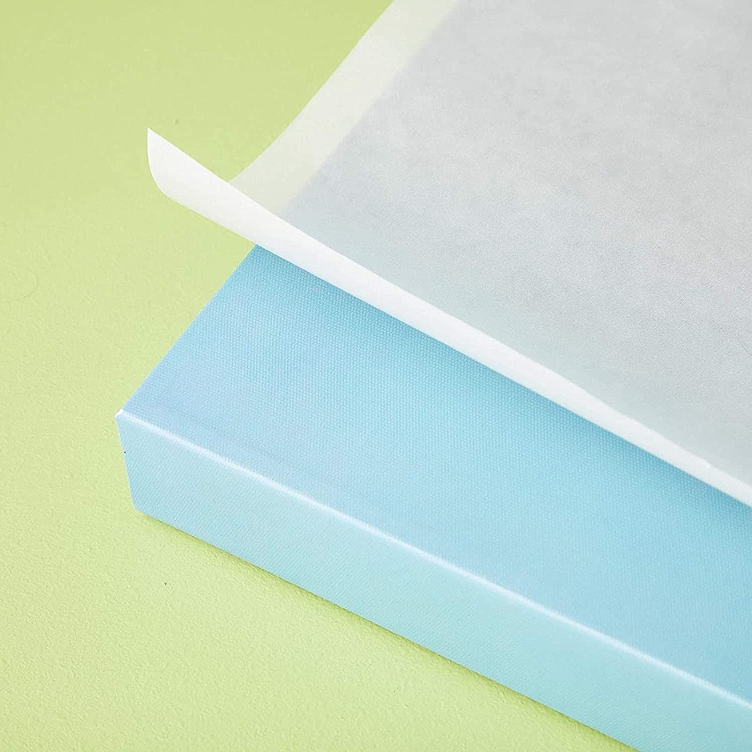 Glassine Paper Roll for Artwork, Transparent Paper Protection for Drawings, Crafts, Documents, Photos, Projects, and Baked Goods, Classroom Supplies (17.5 Inches X 25 Yards)