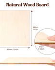 Basswood Sheets 12"X12"X 1/8", 12 Pack Plywood Sheets 3Mm with Smooth Surfaces for Laser Cutting Engraving, Unfinished Wood for Crafts, Wood Burning, Architectural Models, Staining