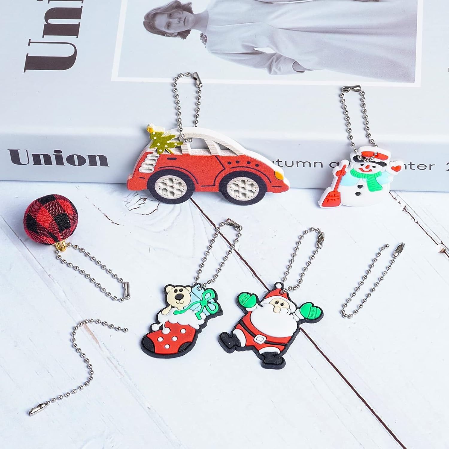 200 Pieces Ball Bead Chain 4 Inch Adjustable Metal Ball Chains 2.4Mm Beaded Chains with Connectors Keychain Dog Tag Chains for Jewelry Making, DIY Craft Projects, Silver