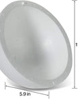 Smoothfoam Hollow Half Ball White