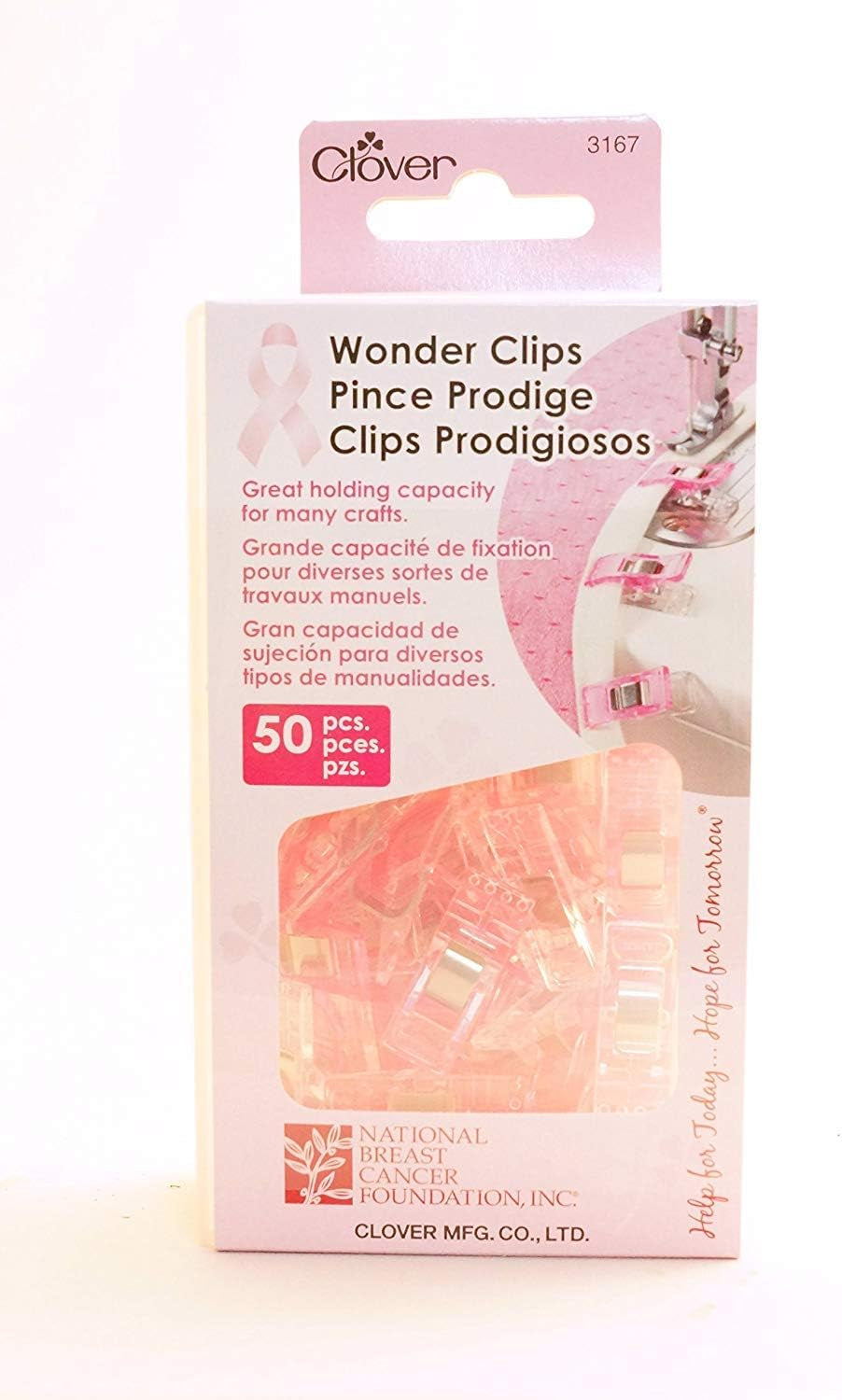 Wonder Clips Pkg of 50, Red