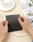 6Pcs Plastic Mesh Canvas Sheets, 10 CT Plastic Mesh Canvas Sheets for Embroidery Making, Cross Stitch Plastic Aida Mesh Screen for Crafts DIY Crochet Projects (13X10Inch, Black)