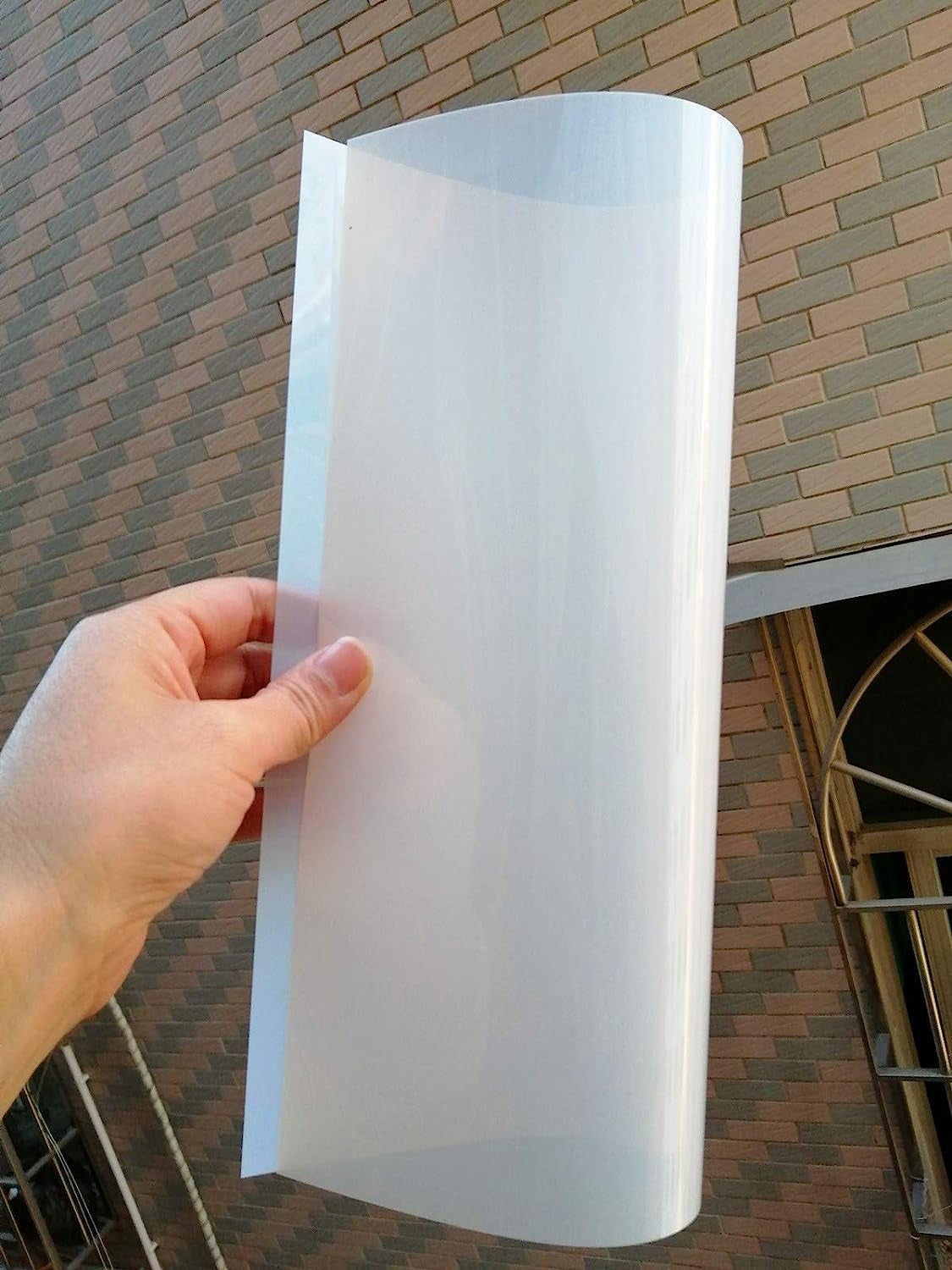 12 Sheets 7.5 Mil Mylar Sheet 12 X 12 Inch Milky Translucent PET Blank Stencil Making Sheet for Cricut, Silhouette, Cut Tool Template Material (7.5 Mil)