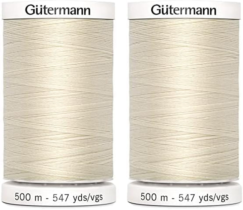 Gutermann Sew-All Thread 547Yd, Eggshell