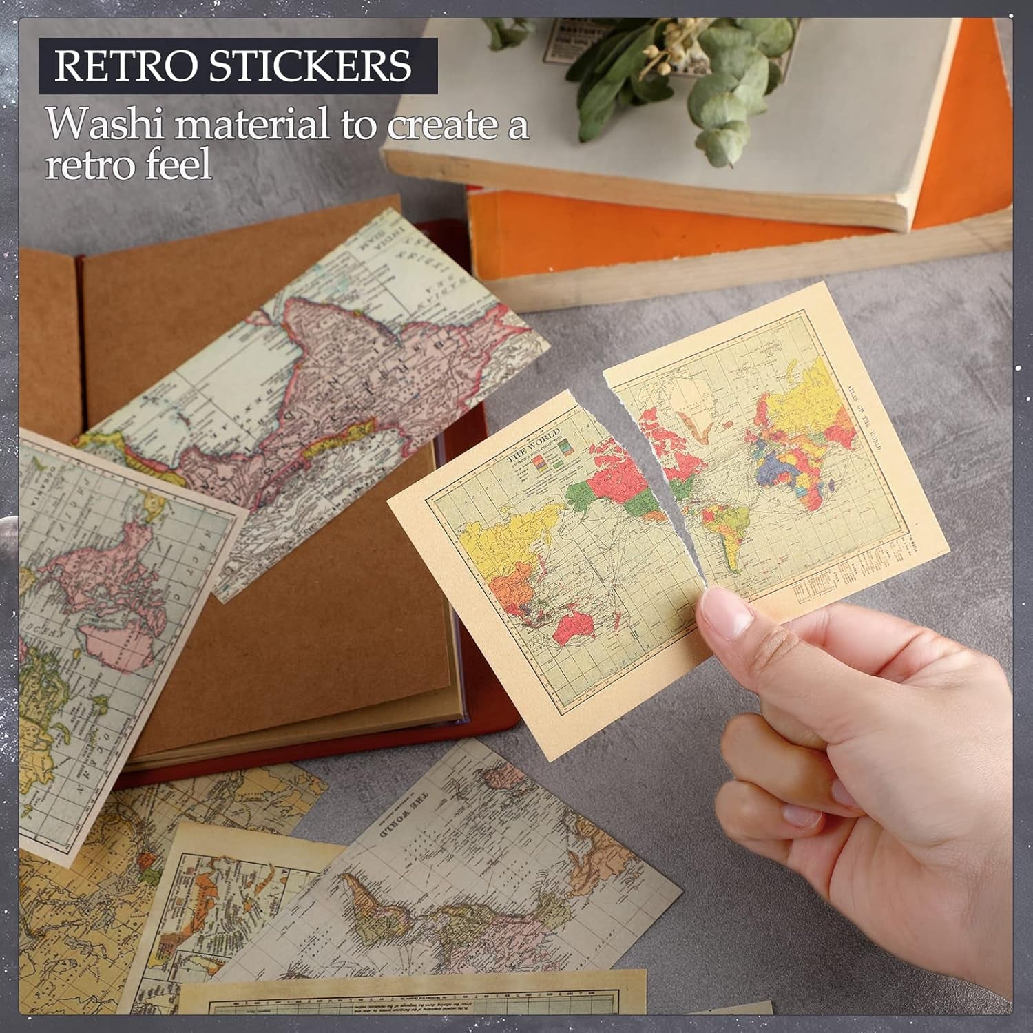 191 Pieces Vintage Astronomy Stickers for Journaling, Celestial Sticker Set, Planet Space Stickers, Astrology Stickers Galaxy Moon Phase Planner Stickers for DIY Scrapbook Journal Decal (Vintage)