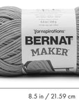 Maker Black Yarn - 2 Pack of 250G/8.8Oz - 72% Cotton 28% Nylon - 