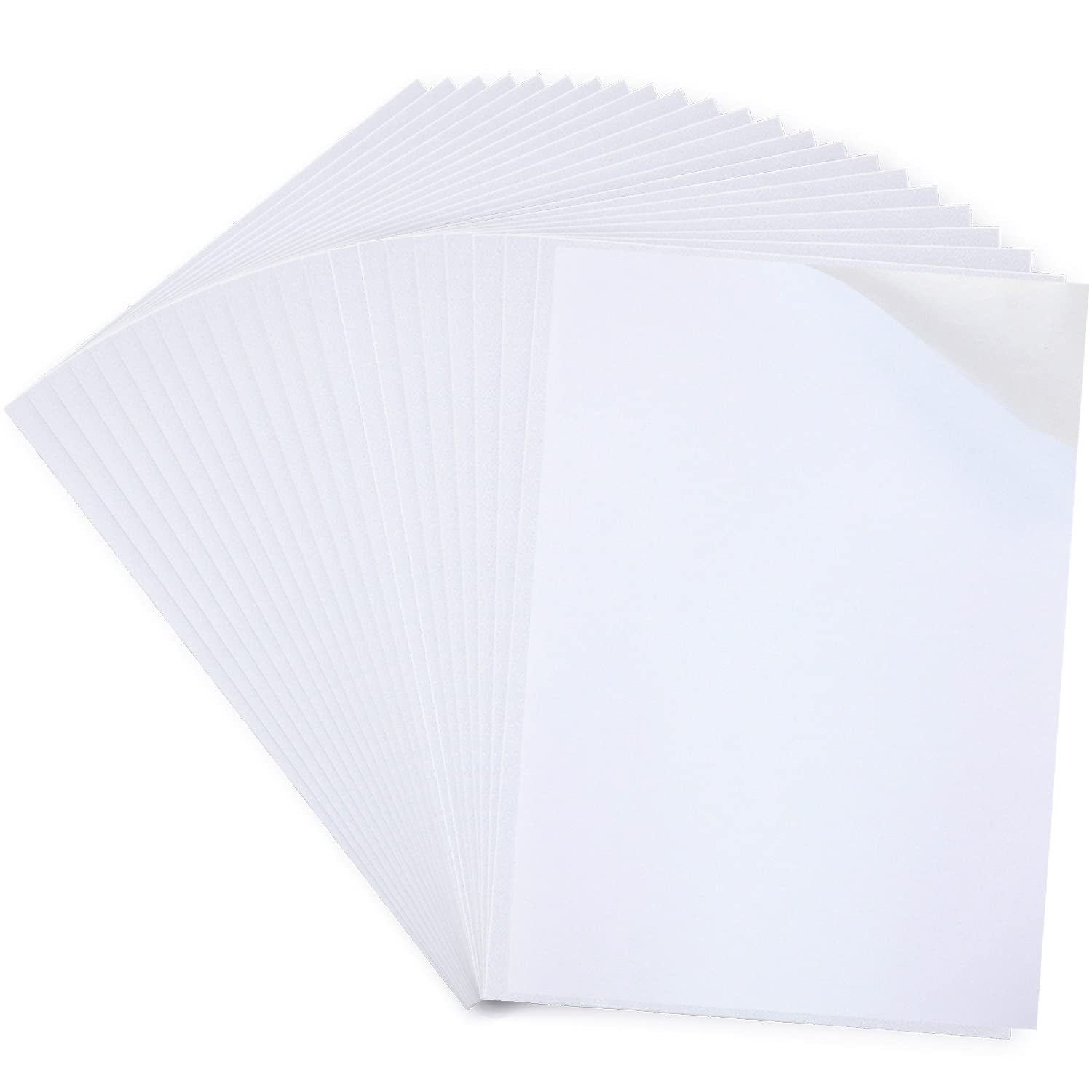 22 Sheet A4 Size White Double Sided Tape,8.27" X 11.42",Arts Crafts Adhesive Tape Strong Sticky Tape for DIY Arts Craft Photo Albums Home Decoration