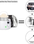 Wax Melter for Candle Making,Candle Melting Pot,Candle Wax Melter,Multifunctional Wax Melting Tool with LED Temperature Display （White）