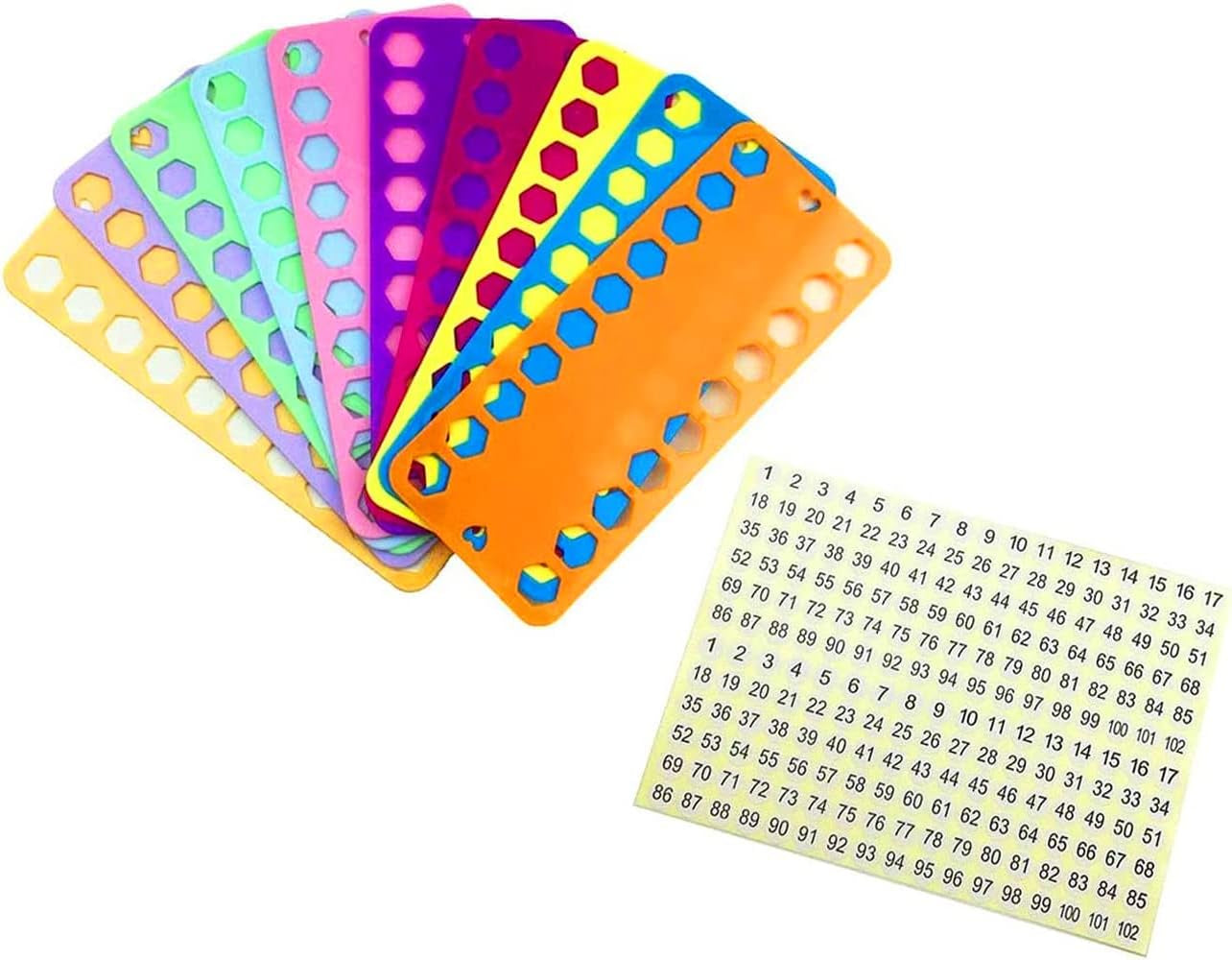 10Pcs Embroidery Floss Organizer Cross Stitch Thread Holder Storage Tool Needlework Project Card