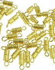 Barrel Screw-100Pcs-Screw Type Clasp 4X15Mm-10 Retail Packaging