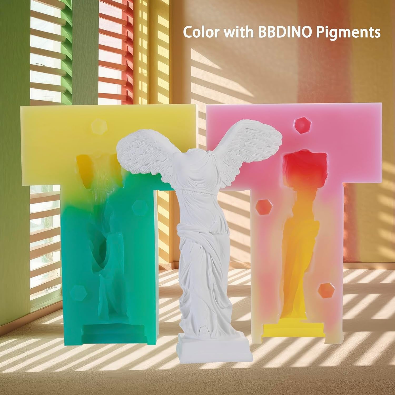 Silicone Mold Making Kit, Mold Making Silicone 20A Translucent 4.4 Lbs, Liquid Silicone for Mold Making 1:1 by Volume, Ideal for Casting Resin, Soap, Plaster, Wax Silicone Molds