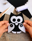 10 Pack Black Stiff Felt Sheet, 17X11.8 Inches Fabric Hard Felt Squares Craft Felt for DIY Crafts, Sewing, Decorative Projects