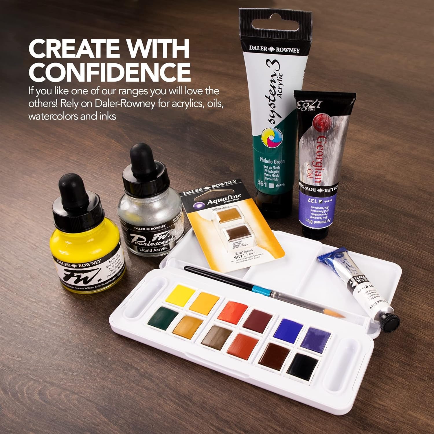 Bottle Black - Versatile Acrylic Drawing Ink for Artists and Students - Permanent Calligraphy Ink - Archival Ink for Illustrating and More