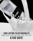 Artists Oil Color Paint, Titanium White, 2 Extra-Large 100Ml Tubes - Professional Grade, Excellent Tinting Strength, Mixable - Portrait Painting, Canvas, Wood Media - Student, Beginner