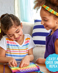 Craft Loops Refill, Includes 3.5 Oz of Weaving Loom Loops in 7 Vibrant Colors, Stretchy Loops for Weaving Potholders, Keychains, Headbands & More, Finger Weaving Activity for Kids Ages 6+