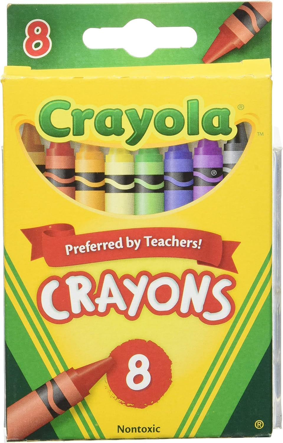 Crayons, 8 Count (Case of 48)
