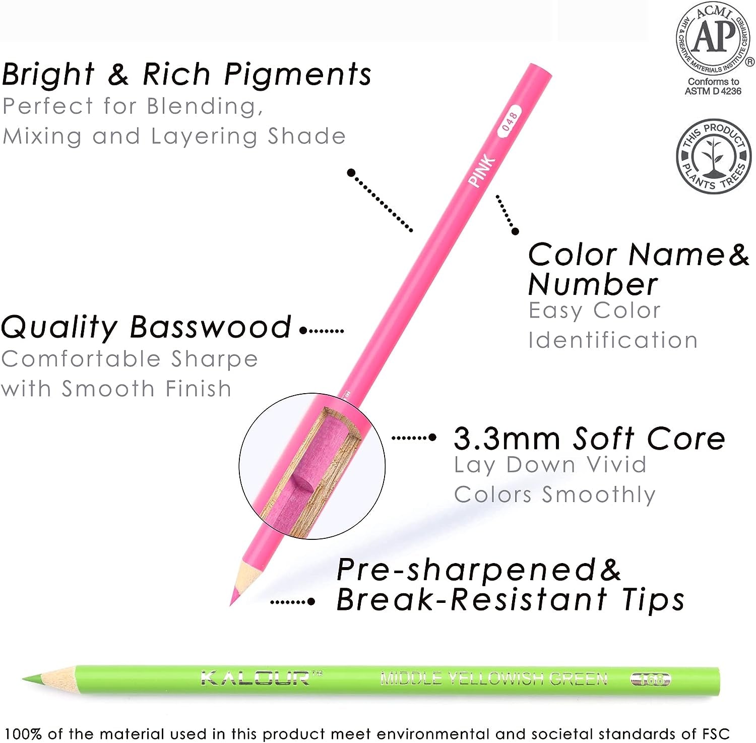180 Colored Pencil Set for Adults Artists - Rich Pigment Soft Core -12 Metallic Pencil - Ideal for Coloring Drawing Sketching Shading Blending - Vibrant Color（Tin Case）