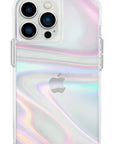 Iphone 13 Pro Case - Soap Bubble [10FT Drop Protection] [Wireless Charging Compatible] Luxury Cover with Iridescent Swirl Effect for Iphone 13 Pro 6.1", Anti-Scratch, Shockproof Materials