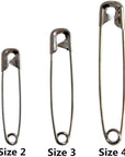 60PCS Large Safety Pins, Durable, Rust-Resistant Nickel Plated Steel Pins Size 4, 2.2Inch /55Mm