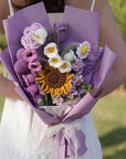 Artificial Knitting Flowers Bouquet