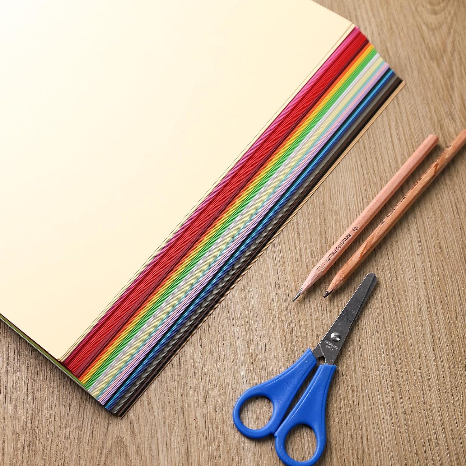 60 Sheets Colored Cardstock Paper for Crafts, 12X12 Cardstock Scrapbook Paper Square Craft Paper for Scrapbooking DIY Project Crafting Supplies 180GSM